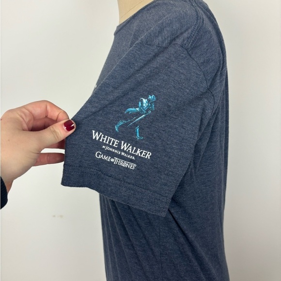 Bella Canvas Game of Thrones Winter is Here T-shirt Blue Short Sleeve S - Picture 3 of 5